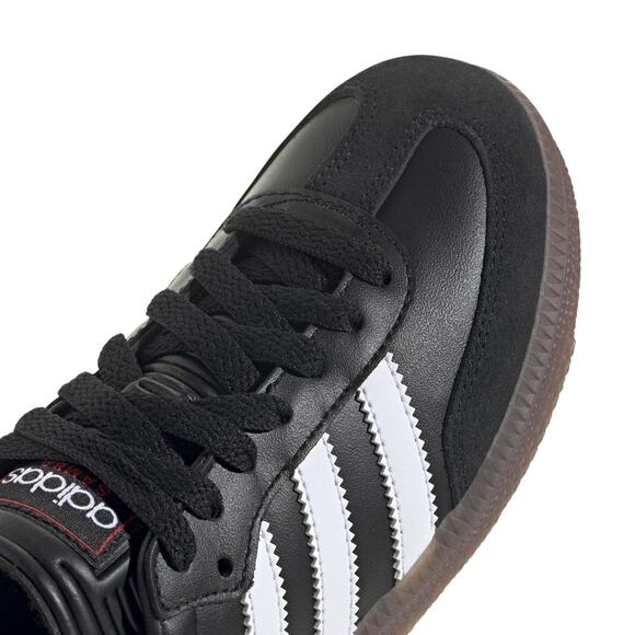 Adidas Kids Samba Indoor Soccer Shoes Black White Gum Size 12.5 Little Kid - Picture 5 of 5